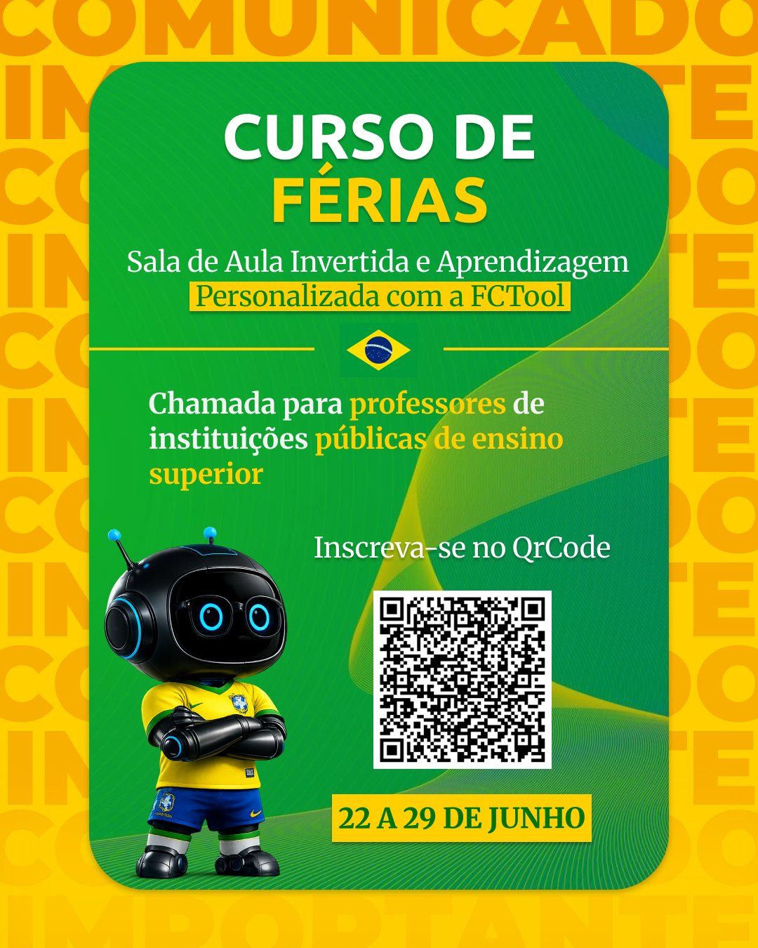 Sala de Aula Invertida e Aprendizagem Personalizada com a FCTool (Curso de Férias)