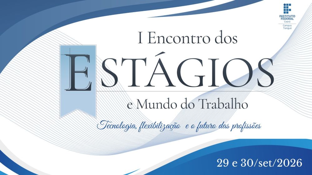Banner do evento I Encontro dos Estágios e Mundo do Trabalho