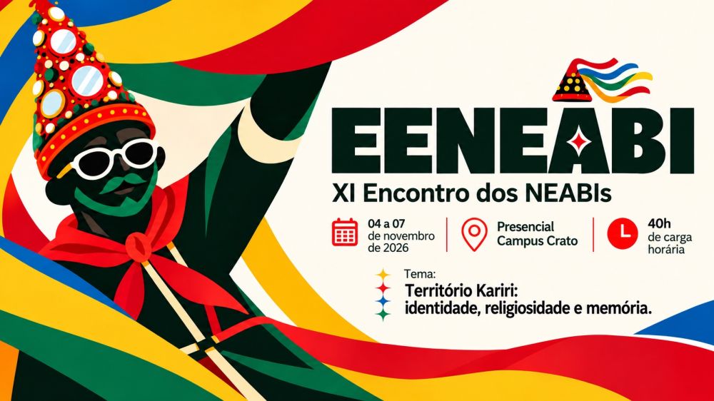 Banner do evento XI Encontro Estadual dos NEABIs do IFCE